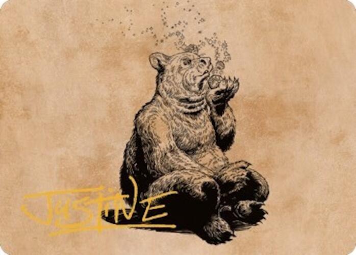 Wilson, Refined Grizzly Art Card (Gold-Stamped Signature)