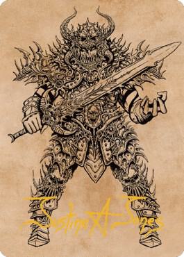 Sarevok, Deathbringer Art Card (Gold-Stamped Signature)