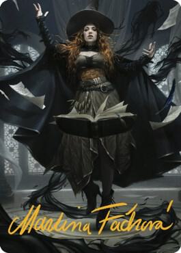 Tasha, the Witch Queen Art Card (41/81) (Gold-Stamped Signature)