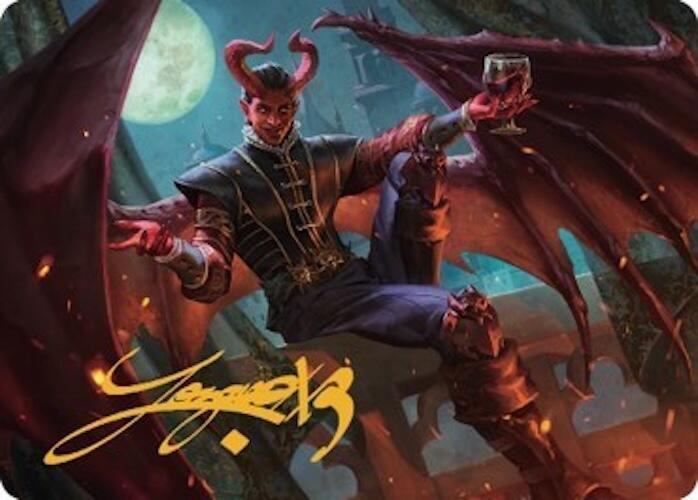 Raphael, Fiendish Savior Art Card (40/81) (Gold-Stamped Signature)