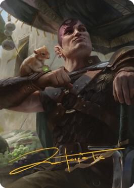 Minsc & Boo, Timeless Heroes Art Card (38/81) (Gold-Stamped Signature)