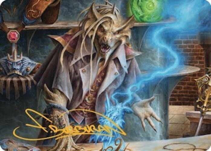 Renari, Merchant of Marvels Art Card (Gold-Stamped Signature)