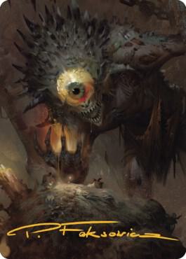 Nothic Art Card (Gold-Stamped Signature)