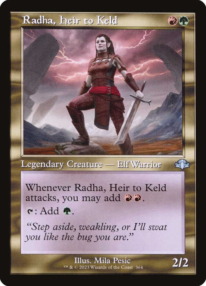Radha, Heir to Keld (Retro Frame)