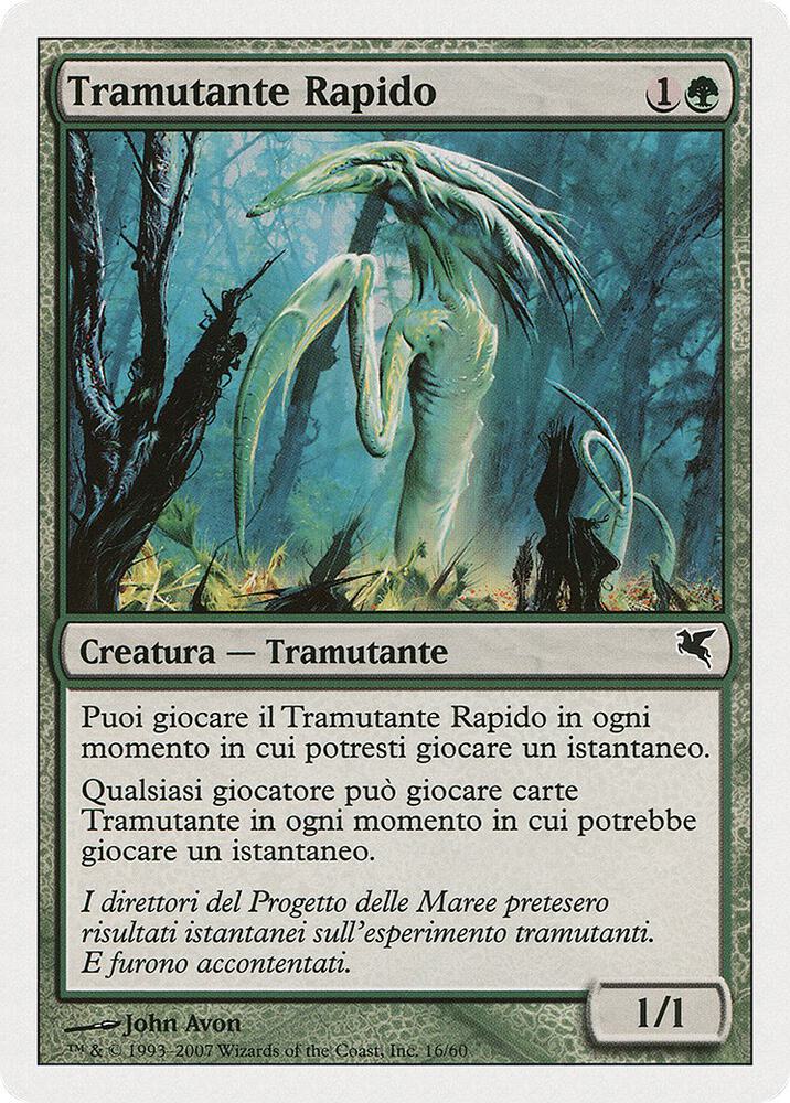 Quick Sliver (Italian) - "Tramutante Rapido"