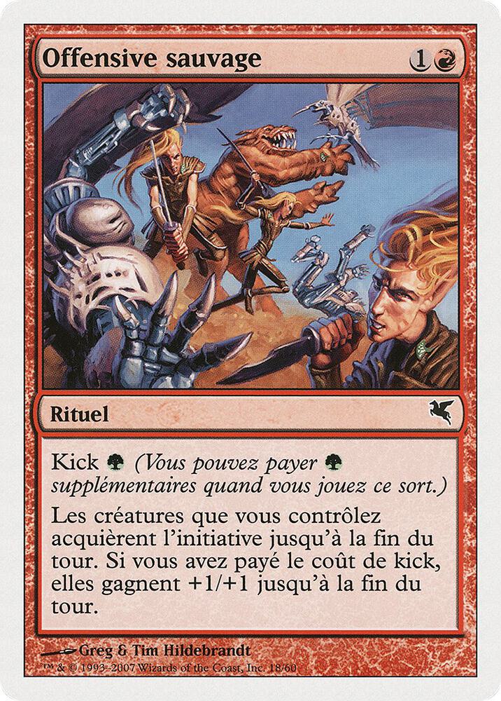 Savage Offensive (French) - "Offensive sauvage"