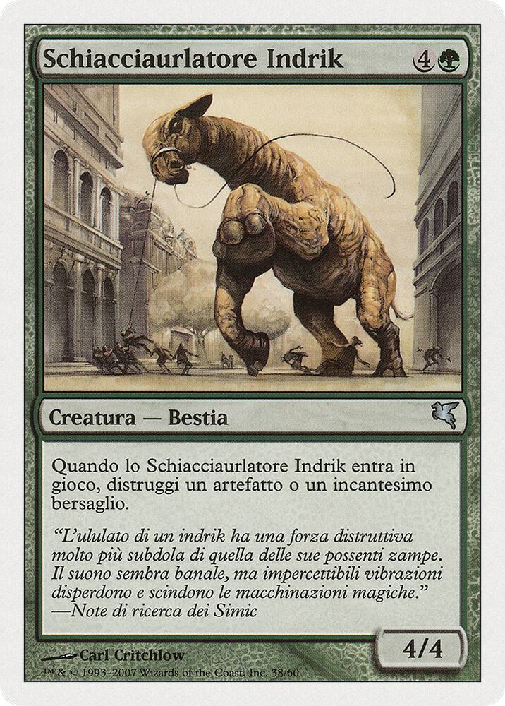 Indrik Stomphowler (Italian) - "Schiacciaurlatore Indrik"