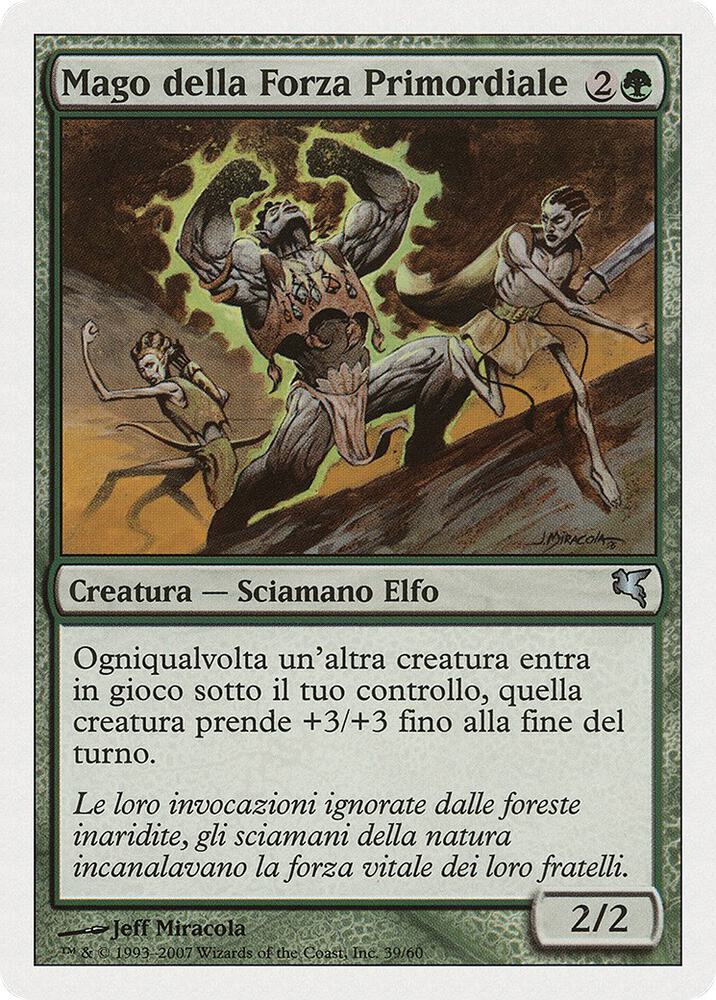 Primal Forcemage (Italian) - "Mago della Forza Primordiale"