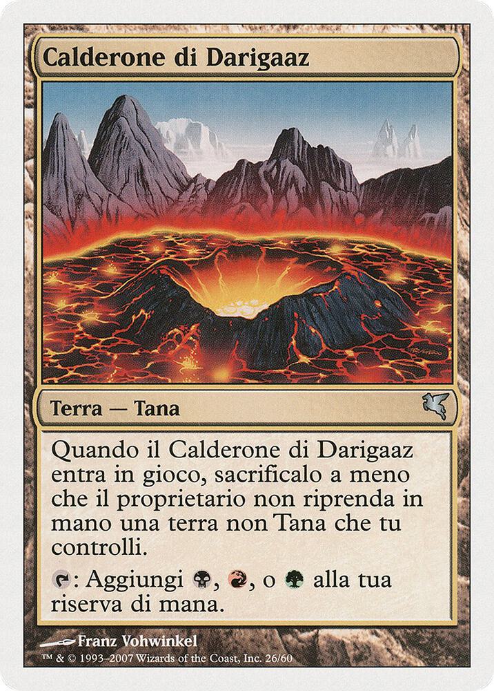 Darigaaz's Caldera (Italian) - "Calderone di Darigaaz"