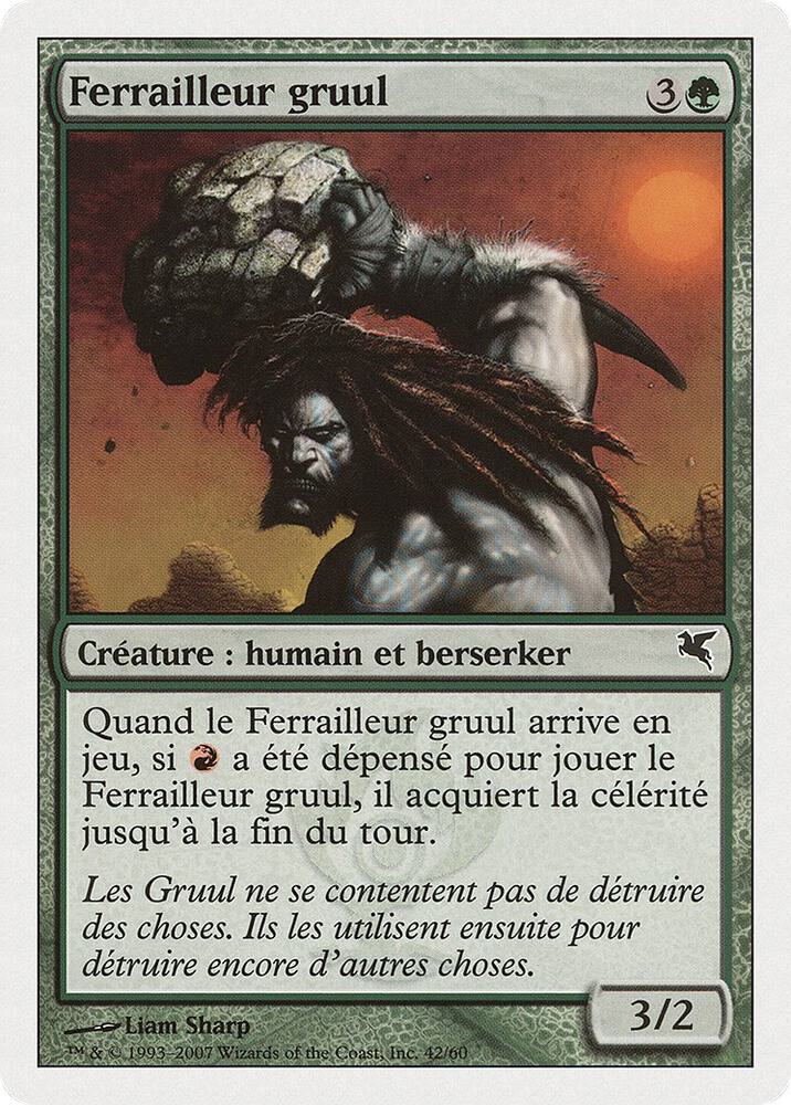 Gruul Scrapper (French) - "Ferrailleur gruul"