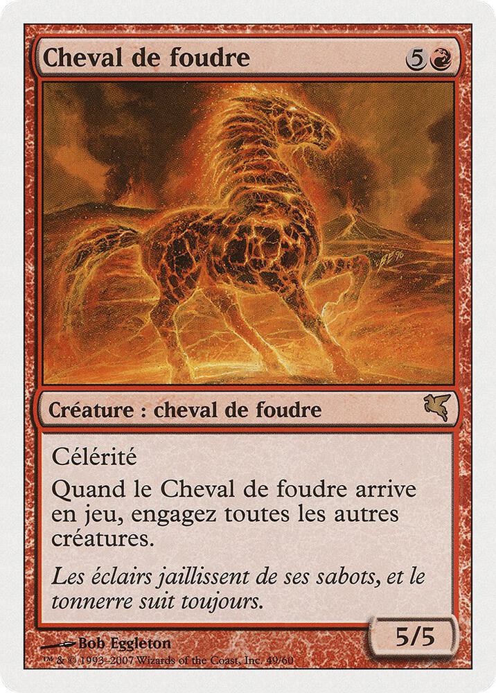 Thundermare (French) - "Cheval de foudre"
