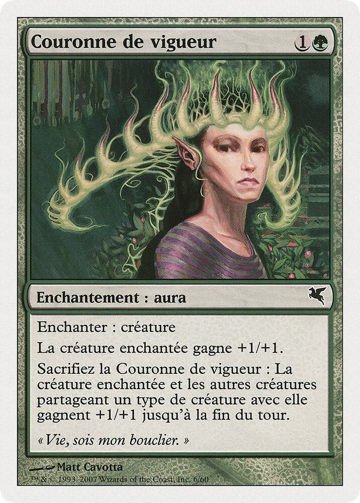 Crown of Vigor (French) - "Couronne de vigueur"