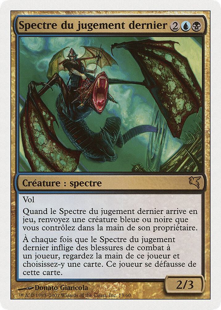 Doomsday Specter (French) - "Spectre du jugement dernier"