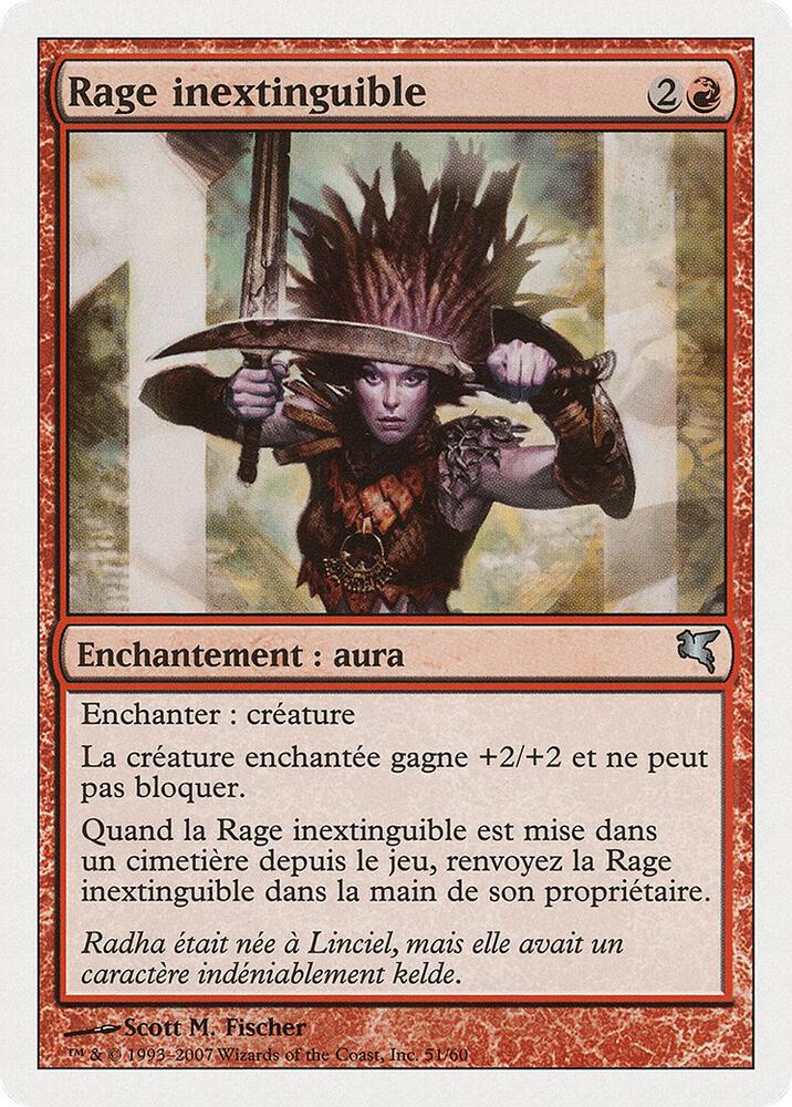 Undying Rage (French) - "Rage inextinguible"