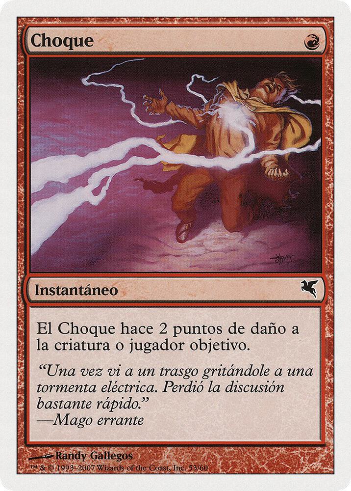 Shock (Spanish) - "Choque"