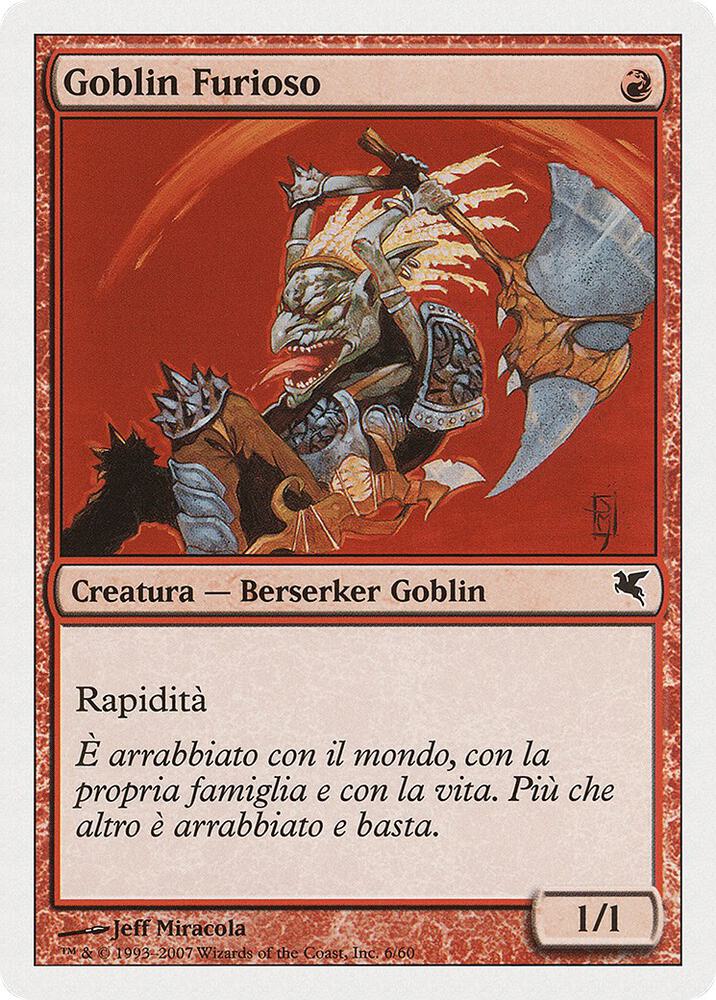 Raging Goblin (Italian) - "Goblin Furioso"
