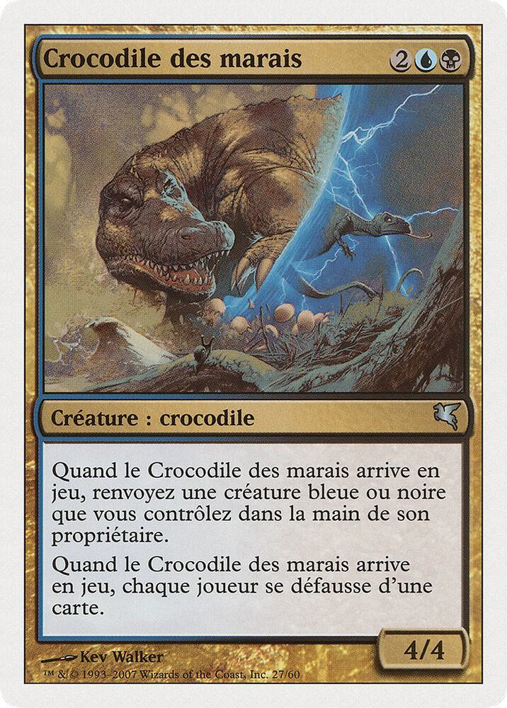 Marsh Crocodile (French) - "Crocodile des marais"