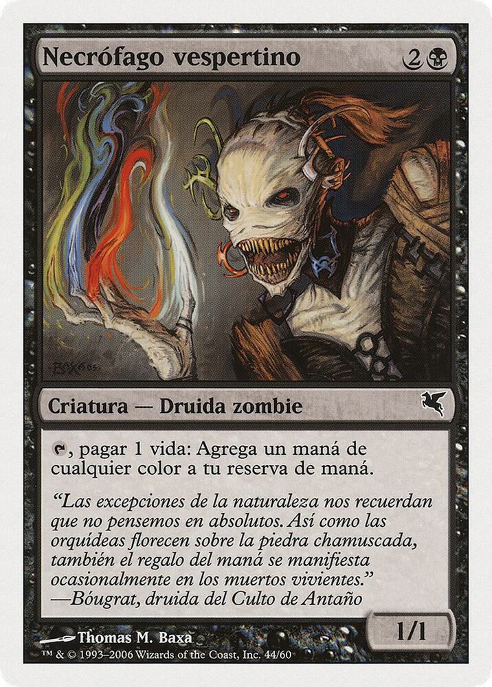 Vesper Ghoul (Spanish) - "Necrófago vespertino"