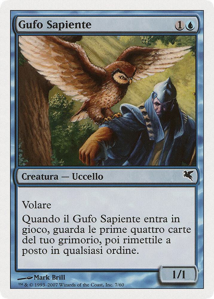 Sage Owl (Italian) - "Gufo Sapiente"