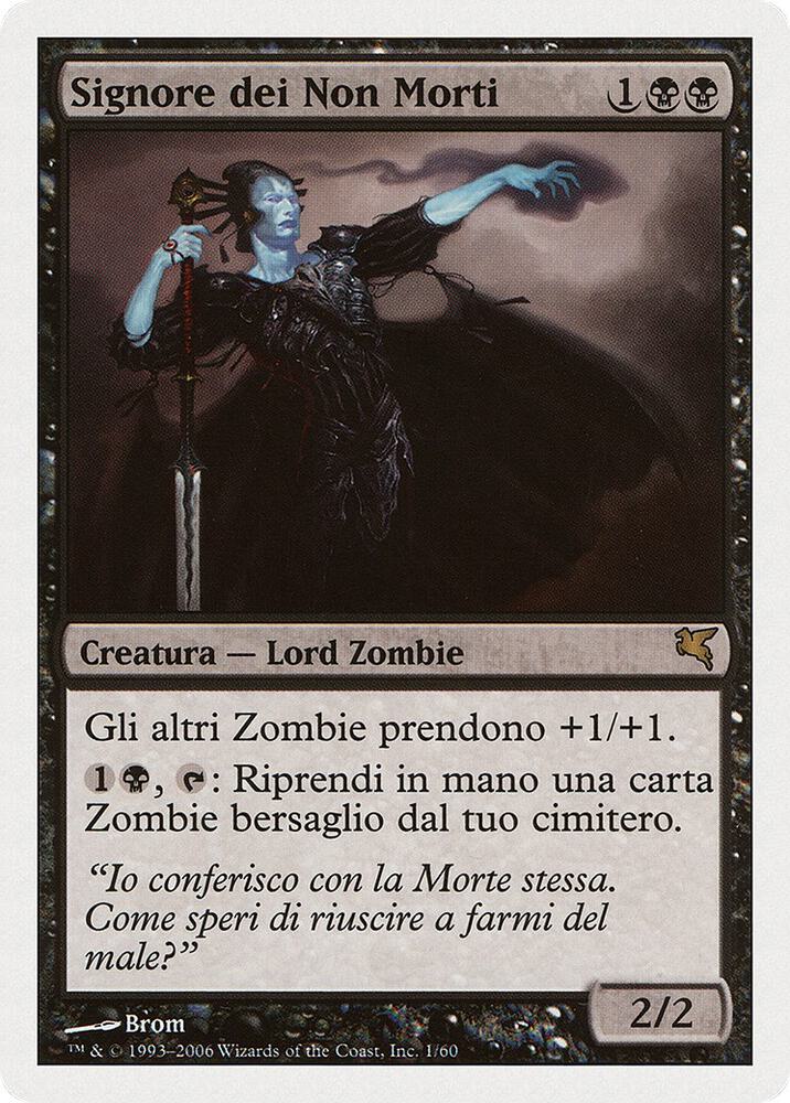Lord of the Undead (Italian) - "Signore dei Non Morti"