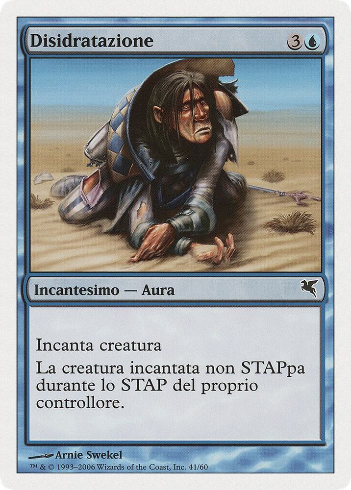 Dehydration (Italian) - "Disidratazione"