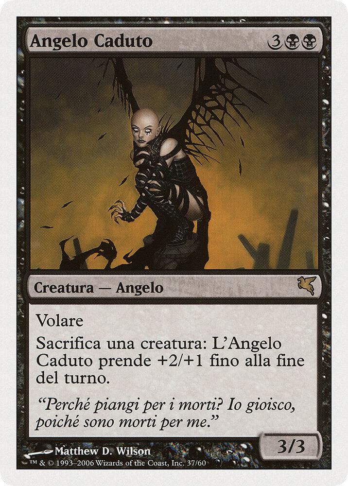 Fallen Angel (Italian) - "Angelo Caduto"