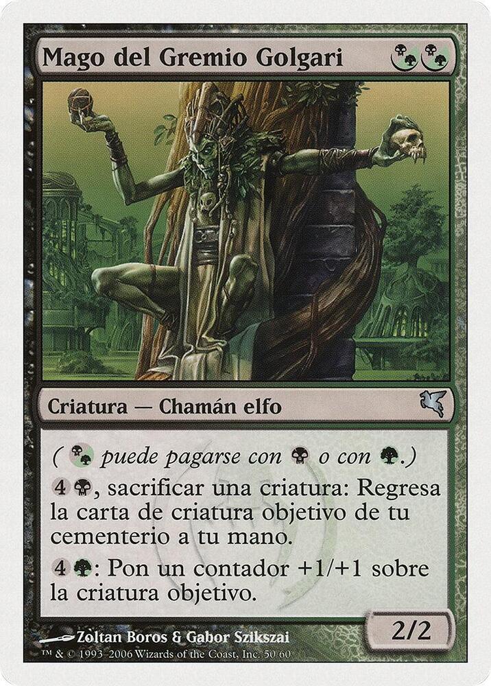 Golgari Guildmage (Spanish) - "Mago del Gremio Golgari" (B50)