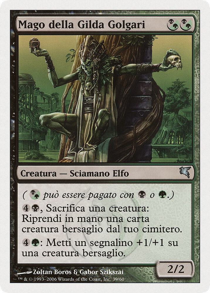 Golgari Guildmage (Italian) - "Mego della Gilda Golgari"