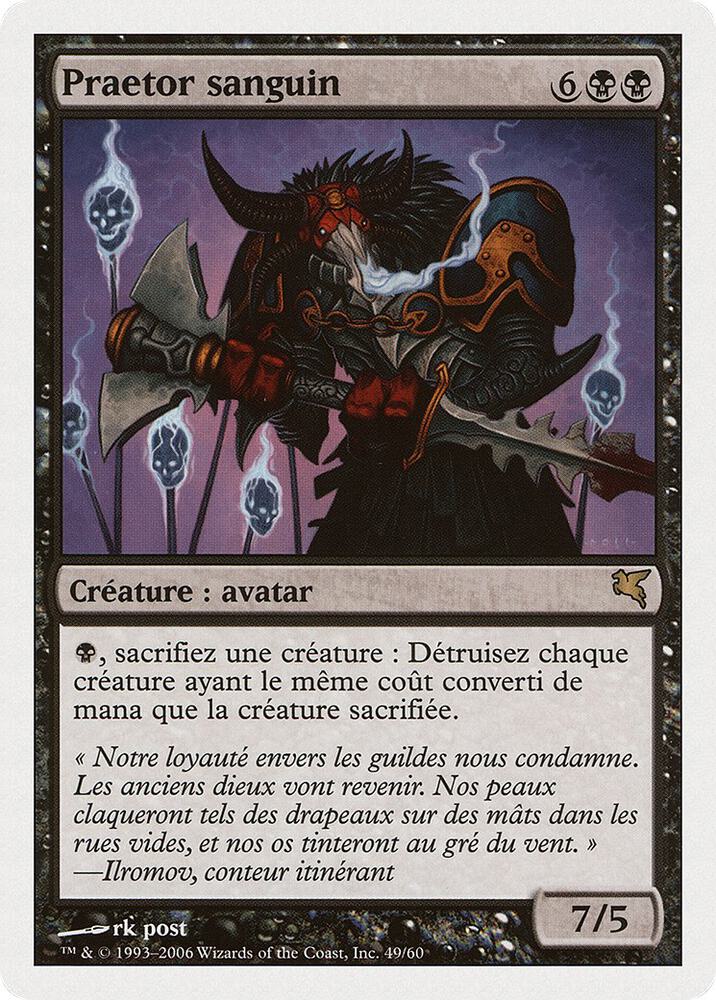 Sanguine Praetor (French) - "Praetor sanguin"