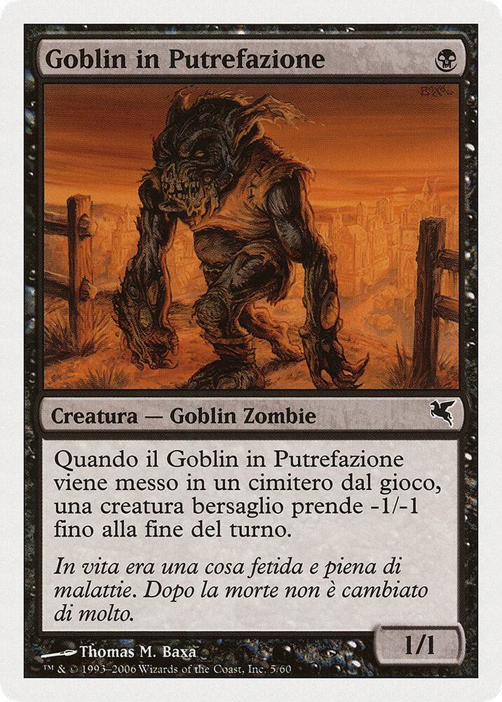 Festering Goblin (Italian) - "Goblin in Putrefazione"