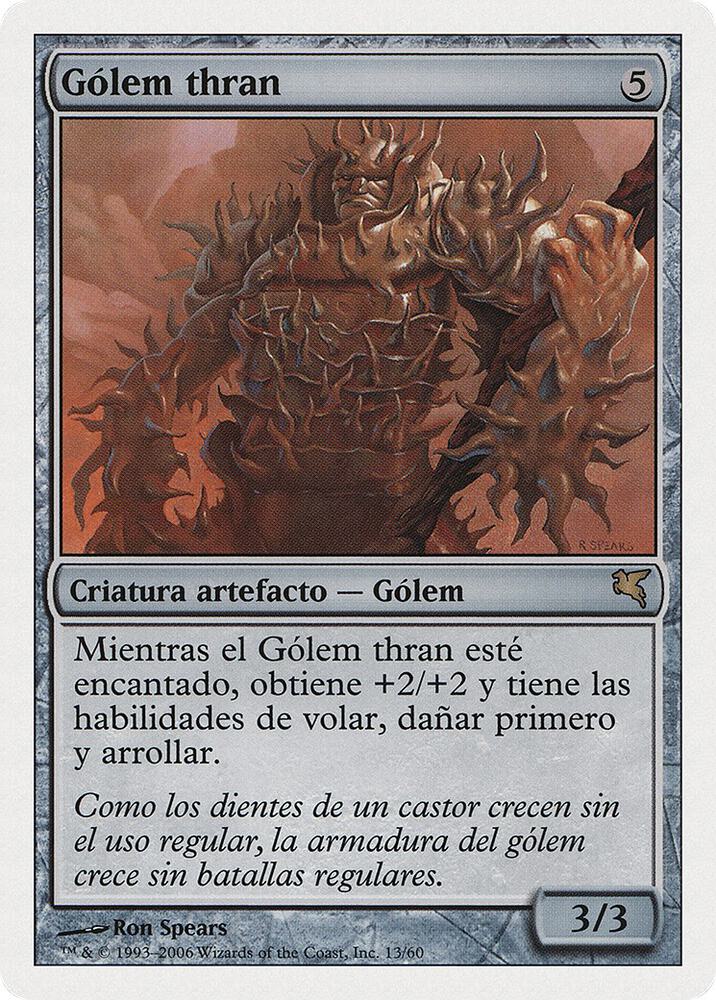 Thran Golem (Spanish) - "Gólem thran"