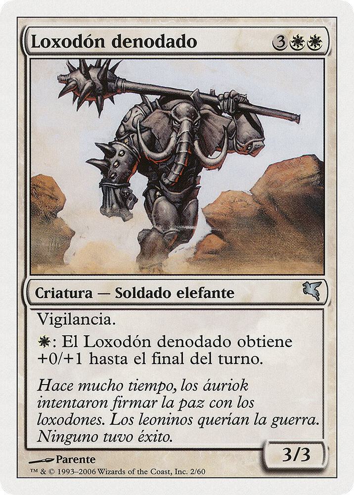 Loxodon Stalwart (Spanish) - "Loxodón denodado"