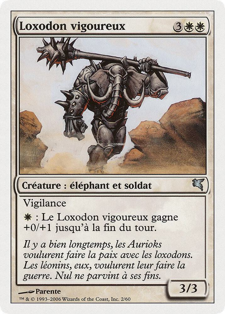 Loxodon Stalwart (French) - "Loxodon vigoureux"