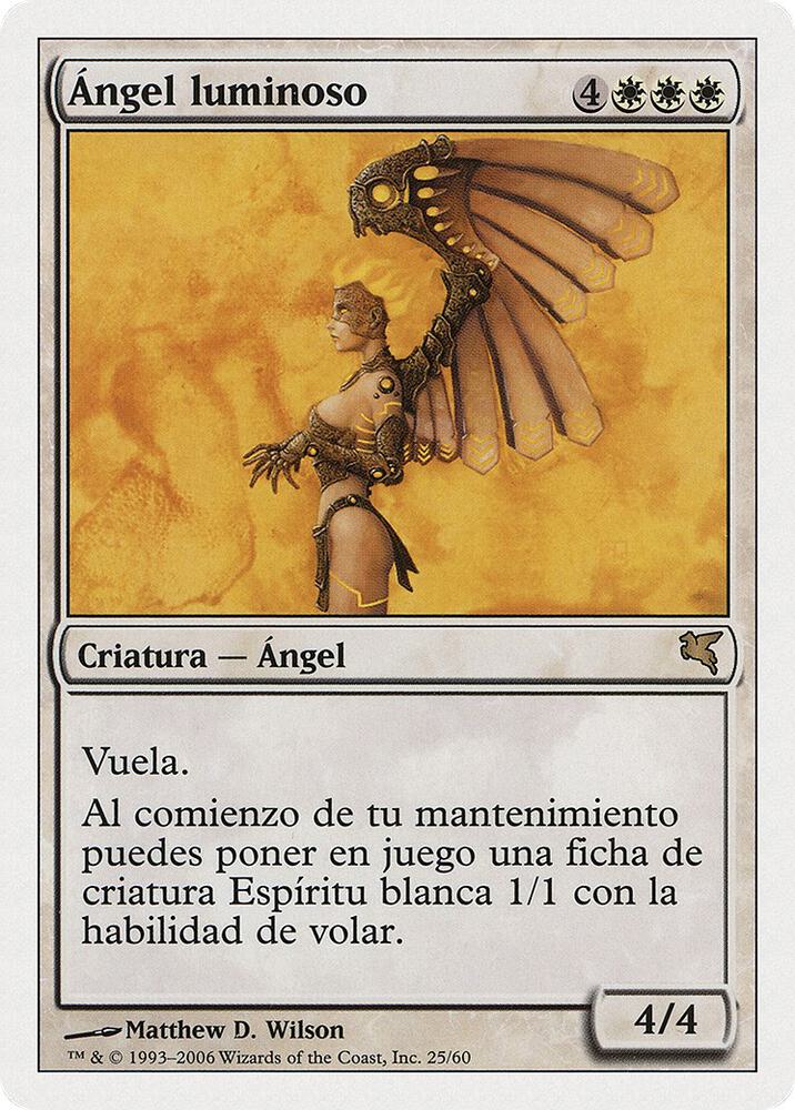 Luminous Angel (Spanish) - "Ángel luminoso"