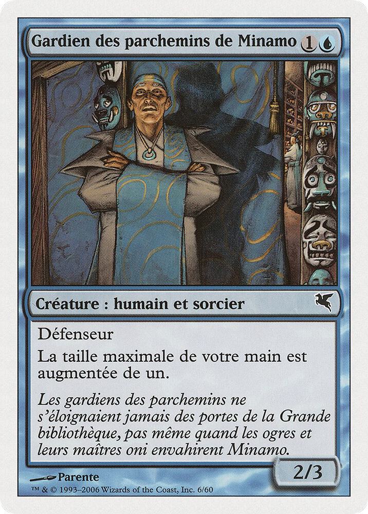 Minamo Scrollkeeper (French) - "Gardien des parchemins de Minamo"