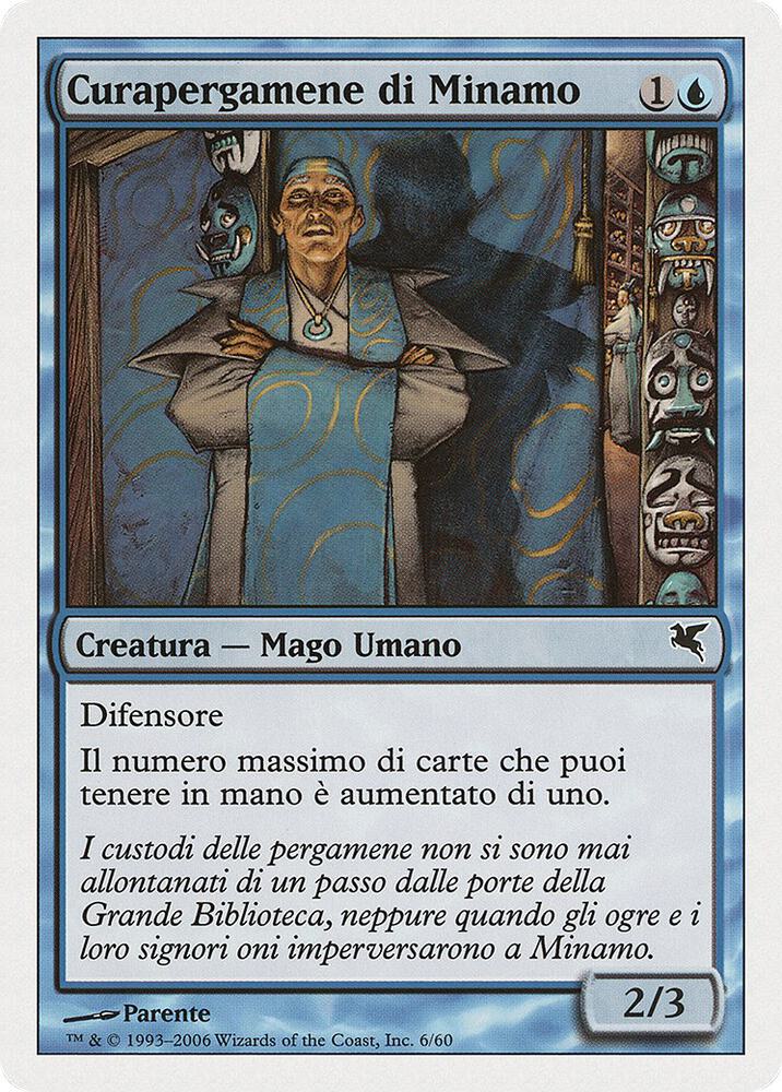 Minamo Scrollkeeper (Italian) - "Curapergamene di Minamo"