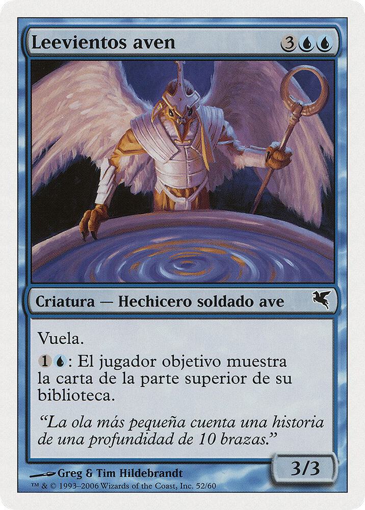 Aven Windreader (Spanish) - "Leevientos aven"