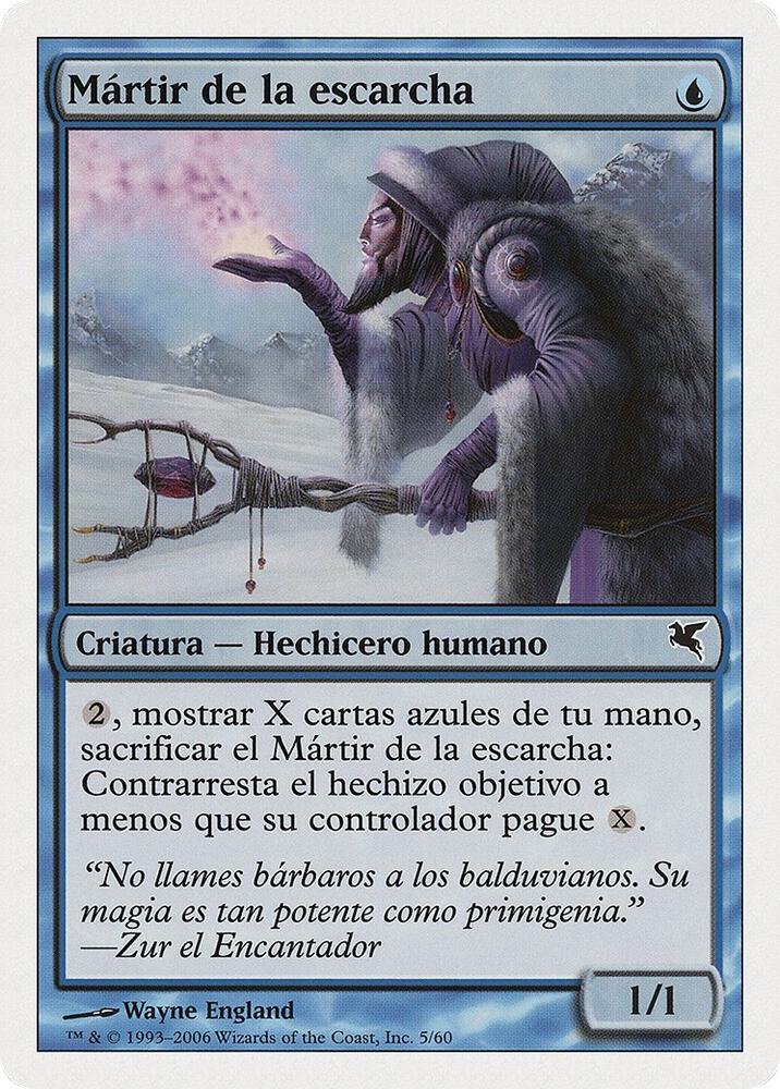 Martyr of Frost (Spanish) - "Mártir de la escarcha"