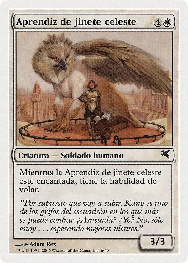 Skyrider Trainee (Spanish) - "Aprendiz de jinete celeste"