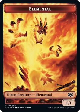 Elemental // Aven Initiate Double-Sided Token