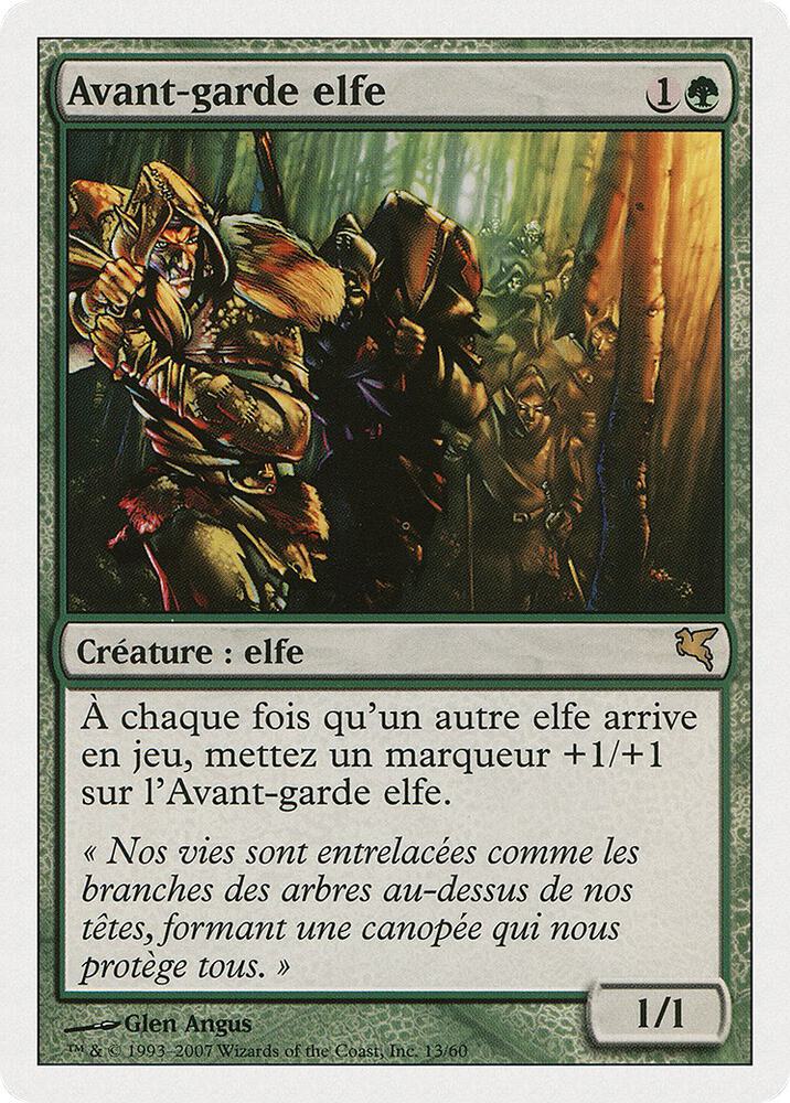 Elvish Vanguard (French) - "Avant-garde elfe"