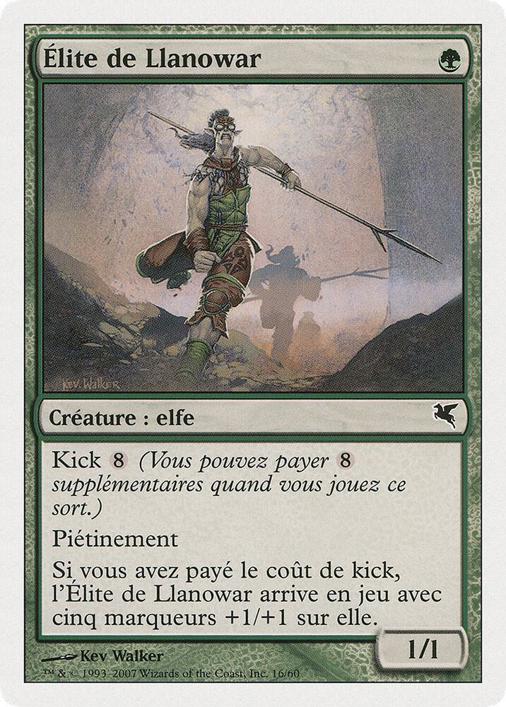 Llanowar Elite (French) - "Élite de Llanowar"