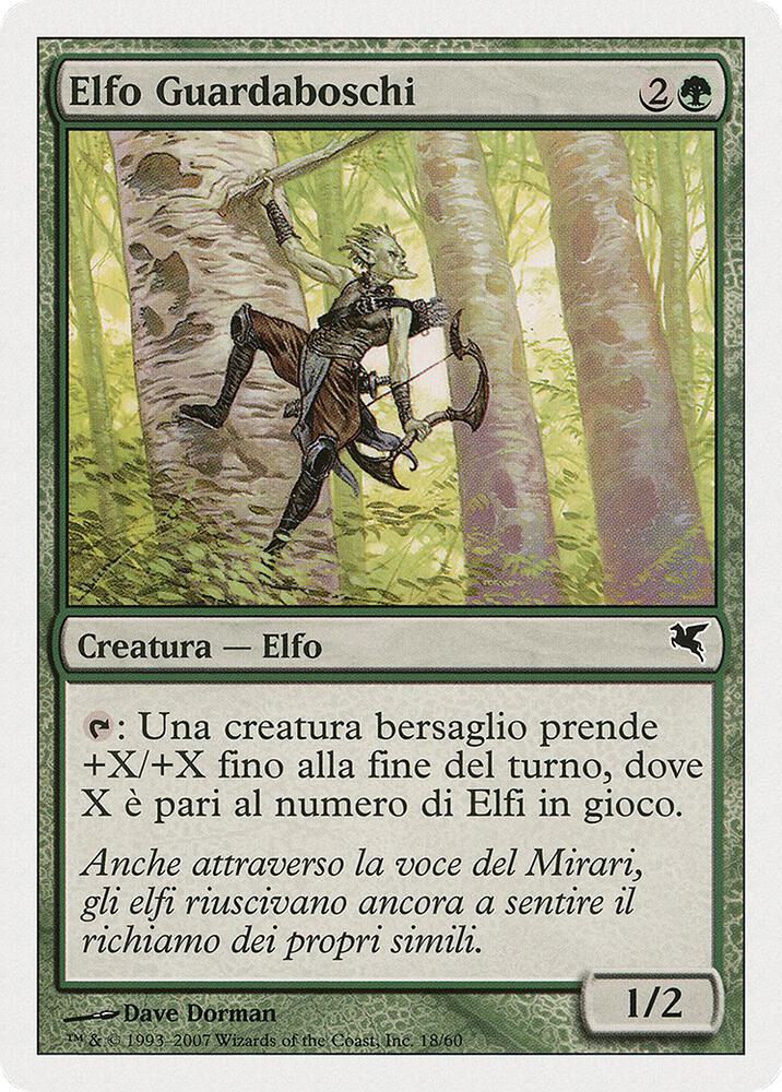 Timberwatch Elf (Italian) - "Elfo Guardaboschi"