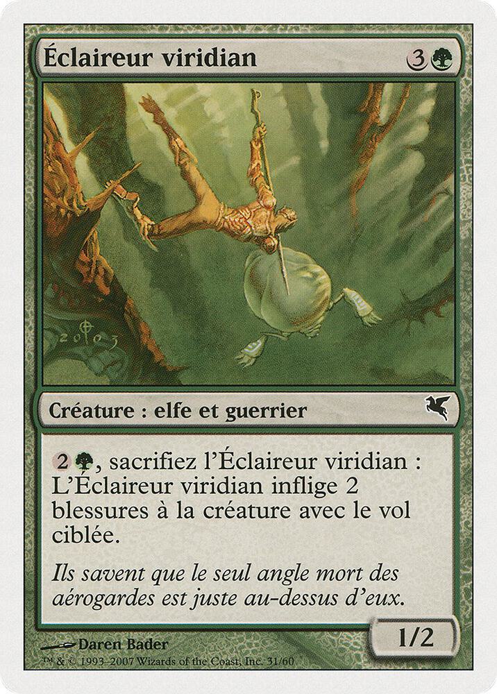 Viridian Scout (French) - "Éclaireur viridian"