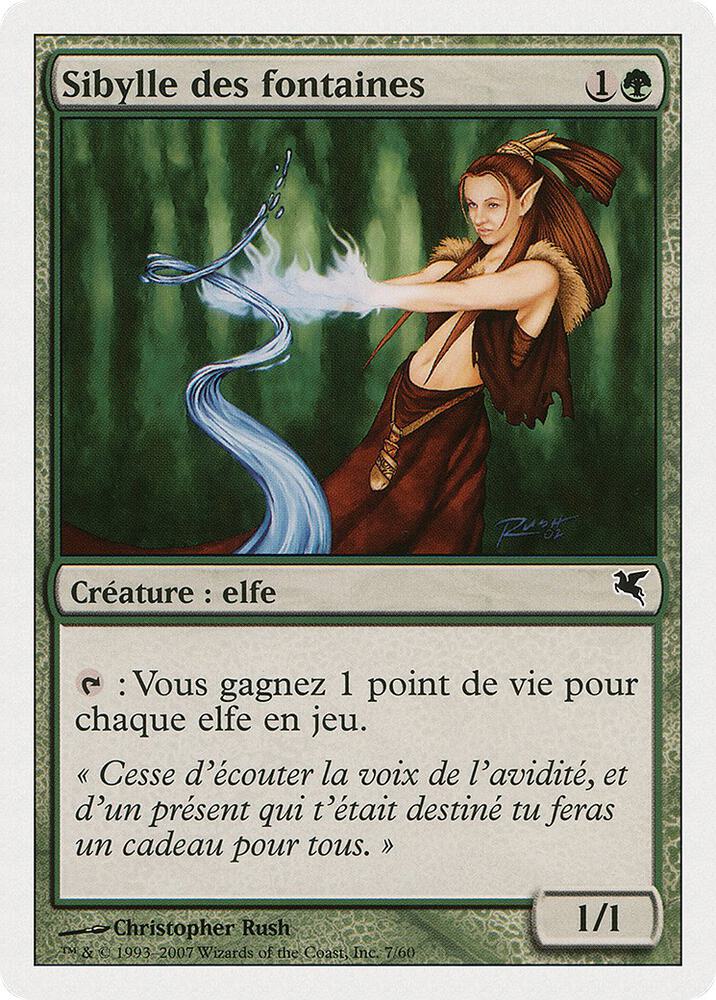 Wellwisher (French) - "Sibylle des fontaines"