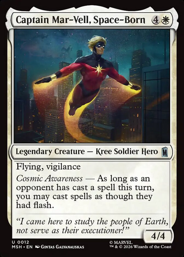 Captain Mar-Vell, Space-Born - Magic: The Gathering