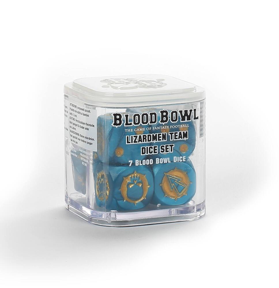 Blood Bowl: Lizardmen Team Dice Set (7-Pack)