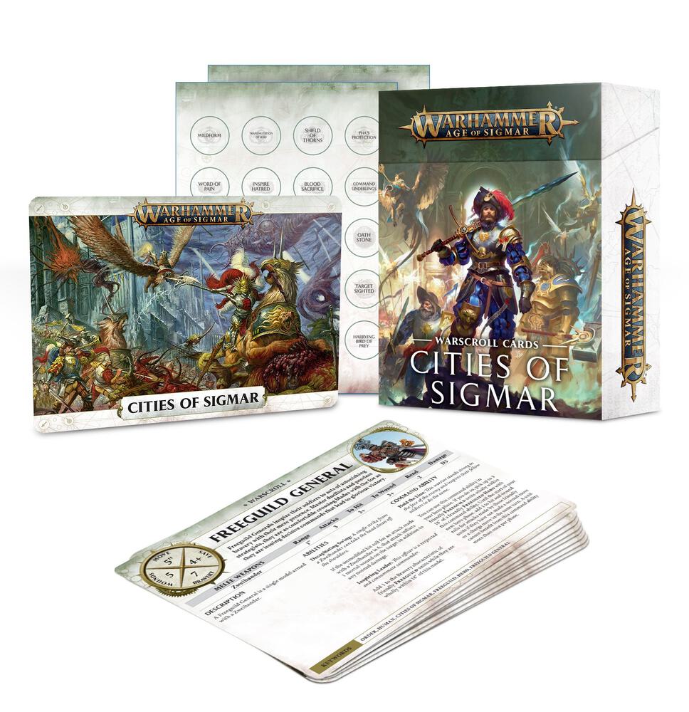 Warhammer: Age of Sigmar - Warscroll Cards: Cities of Sigmar