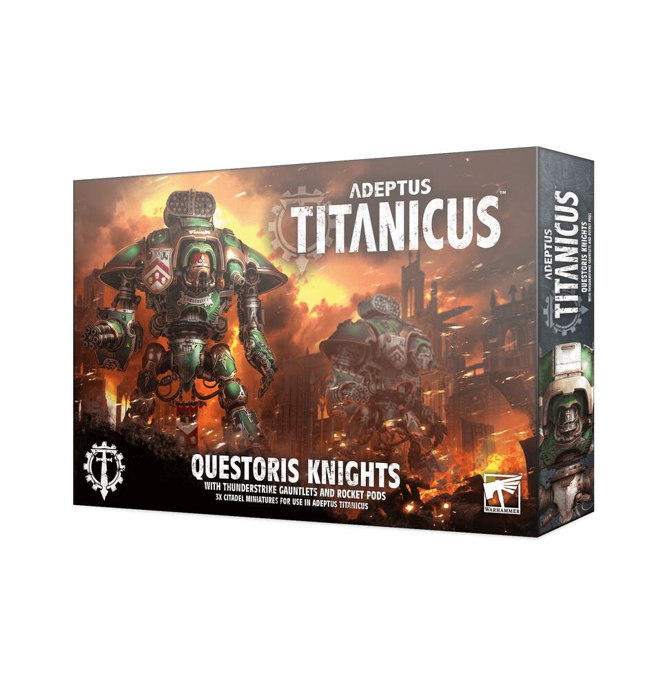 Warhammer: Questoris Knights with Thunderstrike Gauntlets & Rocket Pods
