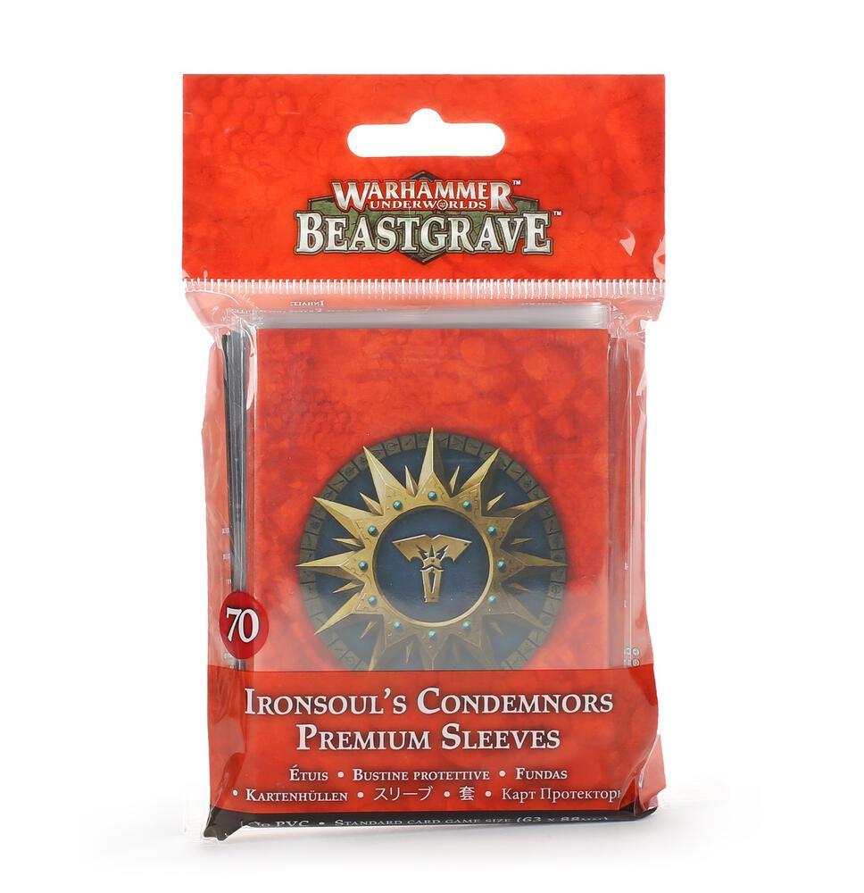 Warhammer: Underworlds - Beastgrave: Ironsoul's Condemnors Premium Sleeves (70-pack)
